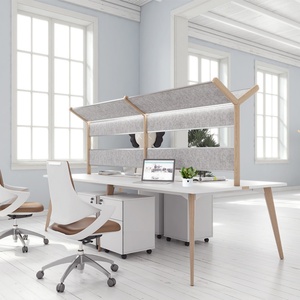 Y <b>Shape</b> Design Staff Workstation Desk Office Furniture <b>Table</b> Modern Office Cubicle Workstation Partition - Product Image 1