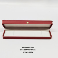 Boîte à bijoux haut de gamme en cuir rouge avec logo personnalisé, boîte à bagues de luxe, boîte à bagues de mariage, étui à bijoux, emballage de bijoux