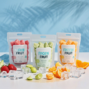 Sacchetto di alta qualità per uso alimentare stampato personalizzato Stand Up <span class=keywords><strong>Packaging</strong></span> per la lavorazione degli alimenti sacchetto di frutta secca congelata - Product Image 6