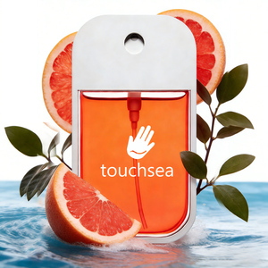 Mini Flacone <span class=keywords><strong>Spray</strong></span> Ricaricabile per Igienizzante Mani, in Silicone, Design Ovale e Carino - Product Image 1