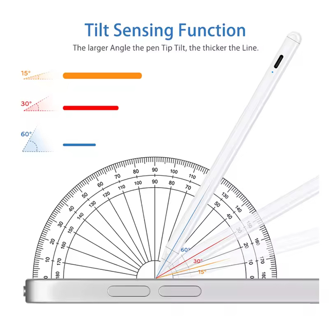 Tablet Touch Pen Stylus Pencil 2 iPad Pro Active Capacitive Technology Amazing Sensitivity Replaceable Nib Magnetic Metal Palm