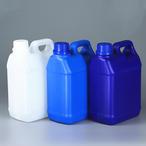 Bidon en plastique bleu durable de 2 L, personnalisé, pour usage industriel chimique, grand récipient pour essence, huile, savon de nettoyage, lessive - Product Image 2