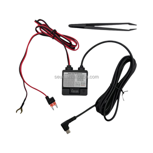 Línea de reducción de voltaje del registrador de conducción con fusible de fuente de alimentación, protección de bajo voltaje con interruptor 3A cable de alimentación del automóvil - Product Image 1