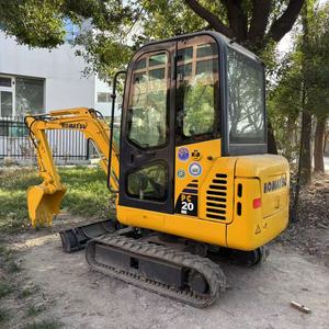 Excavadora de cadenas Komatsu PC20 MR, miniexcavadora amarilla con capacidad de cazo de 0.03m³ - Product Image 4