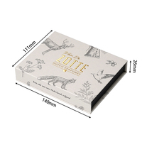 Caja de Cartón Magnética Portátil al por Mayor para Cosméticos y Perfumes, Caja de Papel Rígido Personalizada con Tapa Magnética y Esponja Ecológica