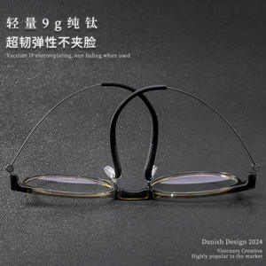 إطار نظارات ليندي كلاسيكي خفيف للغاية عالي قصر النظر للرجال شكل وجه ماسي كلاسيكي للبيع بالجملة - Product Image 2