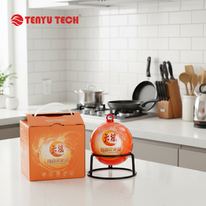 Bola Extintora de Incendios Automática, 90% Polvo Seco ABC, Fácil de Instalar, Fácil de Usar, Supresión Rápida de Incendios, Emite un Sonido de Alarma - Product Image 2