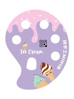 Cône d'emballage de popsicle personnalisé anneau anti-goutte bac à papier boîte de plateau anti-goutte à glace à la crème glacée bac à papier