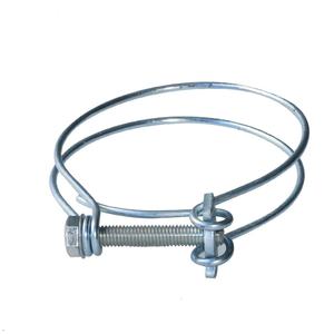 Fabricant OEM collier de serrage professionnel réglable 11-80mm double fil en acier inoxydable - Product Image 4