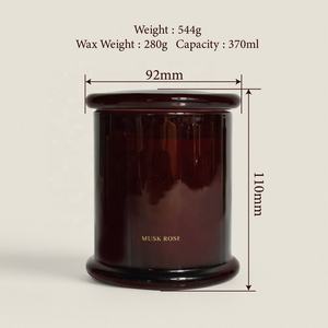 Роскошный рождественский ароматический масляный освежитель воздуха в стеклянной банке, ароматические свечи для ароматерапии оптом с крышкой - Product Image 6