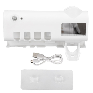 YBK Family <span class=keywords><strong>portatile</strong></span> sterilizzazione <span class=keywords><strong>UV</strong></span> attrezzature a parete porta spazzolino ricaricabile intelligente <span class=keywords><strong>sterilizzatore</strong></span> spazzolino da denti - Product Image 1