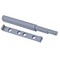 Système de porte d'armoire en plastique POM gris blanc, magnétique puissant, pousser pour ouvrir, pousser pour ouvrir, système d'ouverture d'armoire