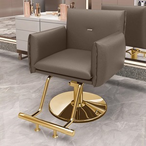 เก้าอี้ทำผมปรับระดับได้ หมุนได้ สำหรับร้านเสริมสวย เฟอร์นิเจอร์ช่างทำผมที่จำเป็นเพื่อความสะดวกสบายในร้าน - Product Image 1
