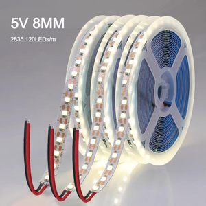 แถบไฟ LED แบบยืดหยุ่น สีขาว SMD2835 ได้รับการรับรองมาตรฐาน CE ROHS แรงดันไฟฟ้า DC12V/24V กันน้ำระดับ IP67 เหมาะสำหรับไฟตกแต่งภูมิทัศน์ระเบียง - Product Image 1