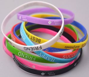 Luminous Glowing Rubber <b>Adjustable</b> <b>Bracelet</b> for Customized Promotional Gifts and Events-Durable Custom Color - Product Image 2