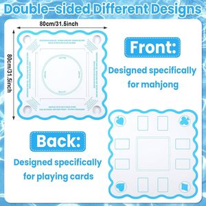 Tapis de Mahjong Pliable Portable en Mousse EVA Personnalisé XFL avec Logo Imprimé, Résistant à l'Eau, Style Américain, Durable pour Utilisation au Bord de la Piscine - Product Image 2