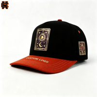 Gorra de Béisbol de 5 Paneles, Perfil Medio, Dos Tonos, Logotipo Metálico Personalizado, Ajustable, Gorras Deportivas al por Mayor