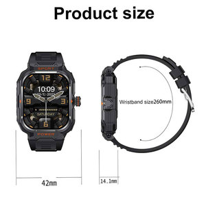 นาฬิกาอัจฉริยะสไตล์สปอร์ตพร้อมแอร์พอดกันน้ำมีโลโก้กำหนดเองได้2024 - Product Image 3