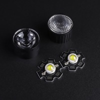 Réflecteurs optiques de conception moderne de 20 mm, lentille collimateur LED en PMMA pour caches d'éclairage intérieur