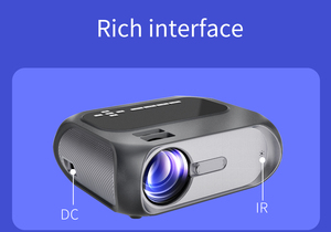 2021 actualizado iluminación Led alto brillo 5000 lúmenes 720P Multimedia LCD de cine en casa Mini Proyector T7 para venta - Product Image 4