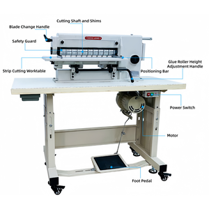 Machine à refendre le cuir haute performance pour la fabrication de chaussures, construction robuste et durable de haute précision pour usage commercial, prix bas - Product Image 6