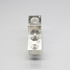 Lỗ duy nhất hợp kim nhôm dây Lug 350mcm-6awg Brass khối thiết bị đầu cuối nhôm phần cứng phụ kiện lỗ duy nhất thiết bị đầu cuối - Product Image 4