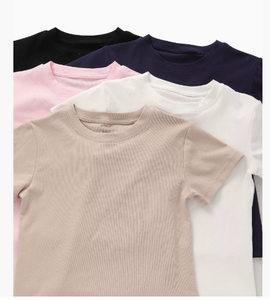 Coltivare la moralità all'ingrosso delle donne Plain Custom logo t-Shirt Sexy Crop Baby t-Shirt da donna Y2k Casual da palestra per le donne - Product Image 2