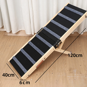 Cross-border Spot Foldable Solid Wood Extended Long Dog Climbing Frame Grinding Claw Rack Pet Climbing Stairs Ramp Climbing Stai - Product Image 5