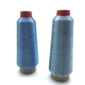 ด้ายโลหะประกายด้ายโลหะสีทองเงิน Lurex สำหรับกำไลตกแต่งเสื้อผ้า - Product Image 2