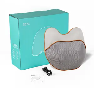 Portable confortable voiture maison Rechargeable multi-fonctionnel Intelligent cou Muscle Relaxation Massage oreiller soutien lombaire coussin