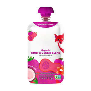 Sacchetto Ecologico Personalizzato per Alimenti per Bambini con Beccuccio, Senza BPA, in Materiale PE per Alimenti Biologici per Neonati - Product Image 4