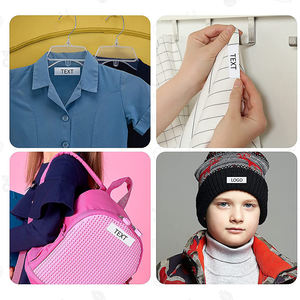 Etiquetas autoadhesivas <span class=keywords><strong>para</strong></span> <span class=keywords><strong>ropa</strong></span> sin planchar, lavables, con <span class=keywords><strong>marcador</strong></span> de tela permanente <span class=keywords><strong>para</strong></span> cuidado de la Día, lavadora y secadora segura - Product Image 5