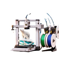 Imprimante 3D FDM AMS multicolore haute vitesse à nivellement automatique, version globale A1 Combo, prête à être expédiée