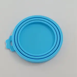 Pet Food Can Cover Universal Silicone Cat Dog Food Can Lids