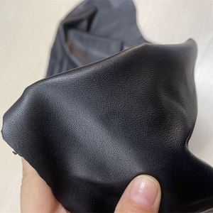 Op Maat Gemaakte Zwarte Echt Schapenleer Voor Kleding Kleding Jas Tas - Product Image 1