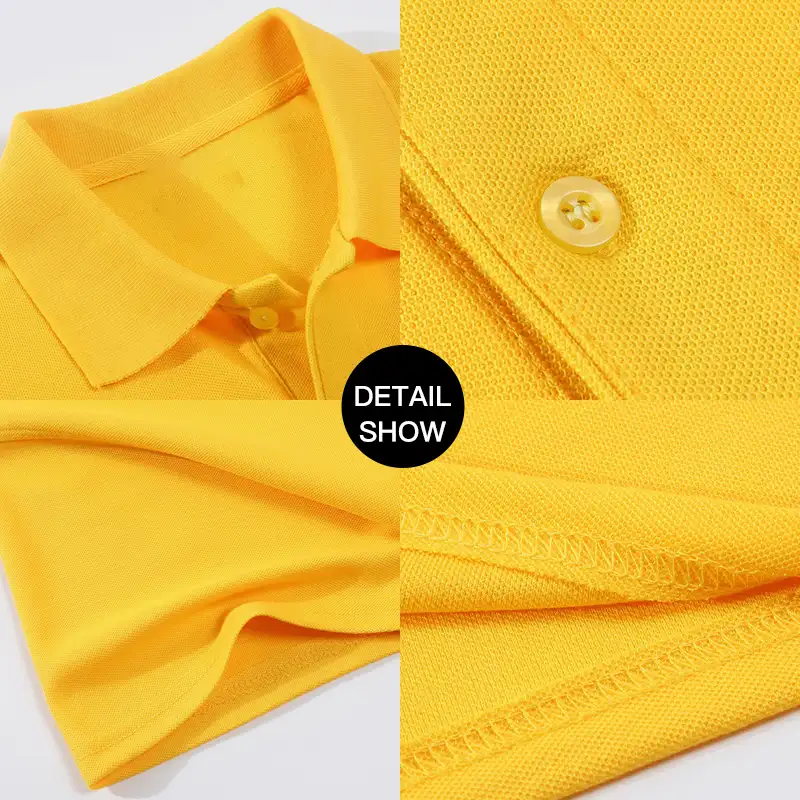 Großhandel Blank Polo Shirts Benutzer definierte Stickerei LogoT-Shirts Plain Golf Polo T-Shirts Benutzer definierte Unisex Polo Shirt