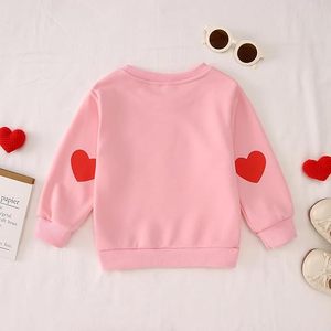 Mamá <span class=keywords><strong>y</strong></span> yo Día de San Valentín Mamá <span class=keywords><strong>y</strong></span> bebé <span class=keywords><strong>Sudadera</strong></span> a juego Amor <span class=keywords><strong>y</strong></span> Carta Conjunto de mamá e hija - Product Image 2