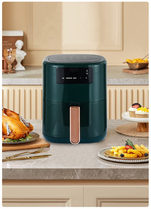 Friteuse à <span class=keywords><strong>air</strong></span> portable 1350W Capacité 8L Friteuse non visible Friteuse domestique opaque et invisible Panneau à écran tactile LED <span class=keywords><strong>Air</strong></span> - Product Image 5