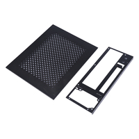 Boîtier électronique personnalisé en acier, plaque froide de 3,0 mm d'épaisseur, pour haut-parleur et subwoofer, avec revêtement en poudre, fabrication de tôlerie