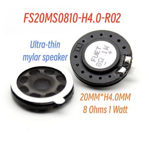 ลำโพงขนาดเล็กทรงกลมบางเฉียบ4มม. ไมโคร20มม. พร้อมแผ่นยางกันฝุ่น8Ohm ลำโพงมินิลาขนาด1W พร้อมสายสำหรับเสียงระบบดิจิทัลอัจฉริยะ - Product Image 2