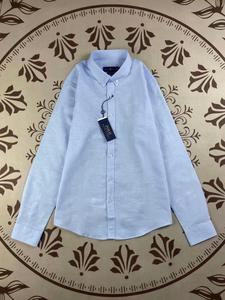 <span class=keywords><strong>Camicia</strong></span> in Lino Antirughe Best-Seller per Uomo e Donna, Stile Formale <span class=keywords><strong>con</strong></span> Logo Cavallo Ricamato, Traspirante e Confortevole per Coppie - Product Image 4