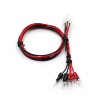 Câble personnalisé JST Micro 4,2 mm 4 broches vers borne de type U, faisceau de câbles électroniques en PVC avec conducteur en cuivre pur, conforme RoHS