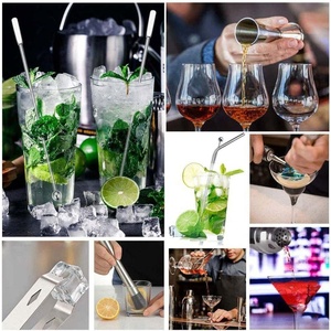 Camol Factory 14 pièces <span class=keywords><strong>Cocktail</strong></span> Shaker Set Kits d'outils de bar en acier inoxydable avec 750ml Martini Shaker Alcools Accessoires - Product Image 5