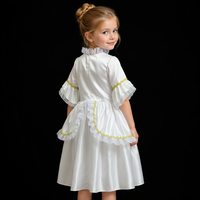 D30605A Robe de princesse rose mignonne avec dentelle, robe de demoiselle d'honneur pour le banquet de mariage