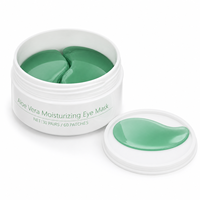 Patchs Hydrogel Hydratants Bio Végétaliens aux Herbes et Vitamine C Contre les Cernes – 30 Paires – Emballage Pot Vert