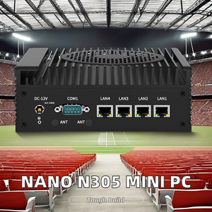 Công nghiệp hộp PC Linux cánh tay ai máy tính Mini PC Intel n305 <span class=keywords><strong>CPU</strong></span> DDR5 16GB RAM 512GB SSD Hỗ trợ 2 hiển thị xách tay IPC <span class=keywords><strong>Windows</strong></span> - Product Image 2