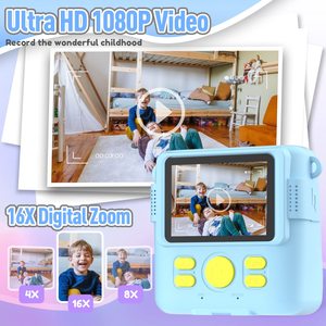 Ảnh Tự Sướng Máy Ảnh Kỹ Thuật Số 1080P Video Trẻ Mới Biết Đi Du Lịch Xách Tay Trẻ Em Máy Ảnh Ngay Lập Tức In - Product Image 4