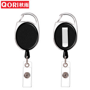 Mousqueton Durable Rétractable Badge Bobine Avec Clip Arrière Porte-clés ID Carte <span class=keywords><strong>Yoyo</strong></span> Porte-Badge Porte-clés - Product Image 1