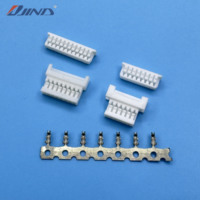 Connecteur Terminal Mâle-Femelle Simple Rangée JINDA 1.25T-1-NY NR T 1.25mm, Câble-Plaque, Coque en Nylon Blanc, pour PCB Automobile