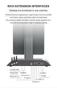 2024 Nouveau portable 15.6 pouces tout en un android diffusion interview <span class=keywords><strong>vidéo</strong></span> en direct équipement de streaming <span class=keywords><strong>sur</strong></span> facebook tiktok <span class=keywords><strong>youtube</strong></span> - Product Image 5